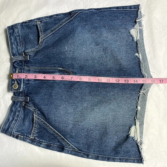 Hollister size 26 inch-waist (1 JR) ultra rise denim skirt - Picture 4 of 5